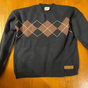 Taylor Swift Red Album Argyle Sweater L